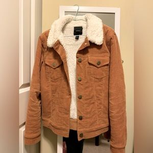Sherpa Lined Corduroy Jacket